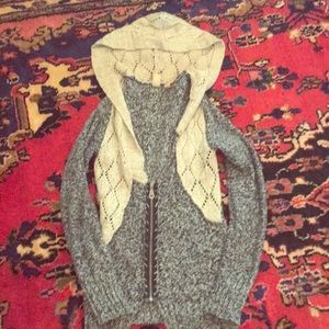 BKE brand zip up cardigan